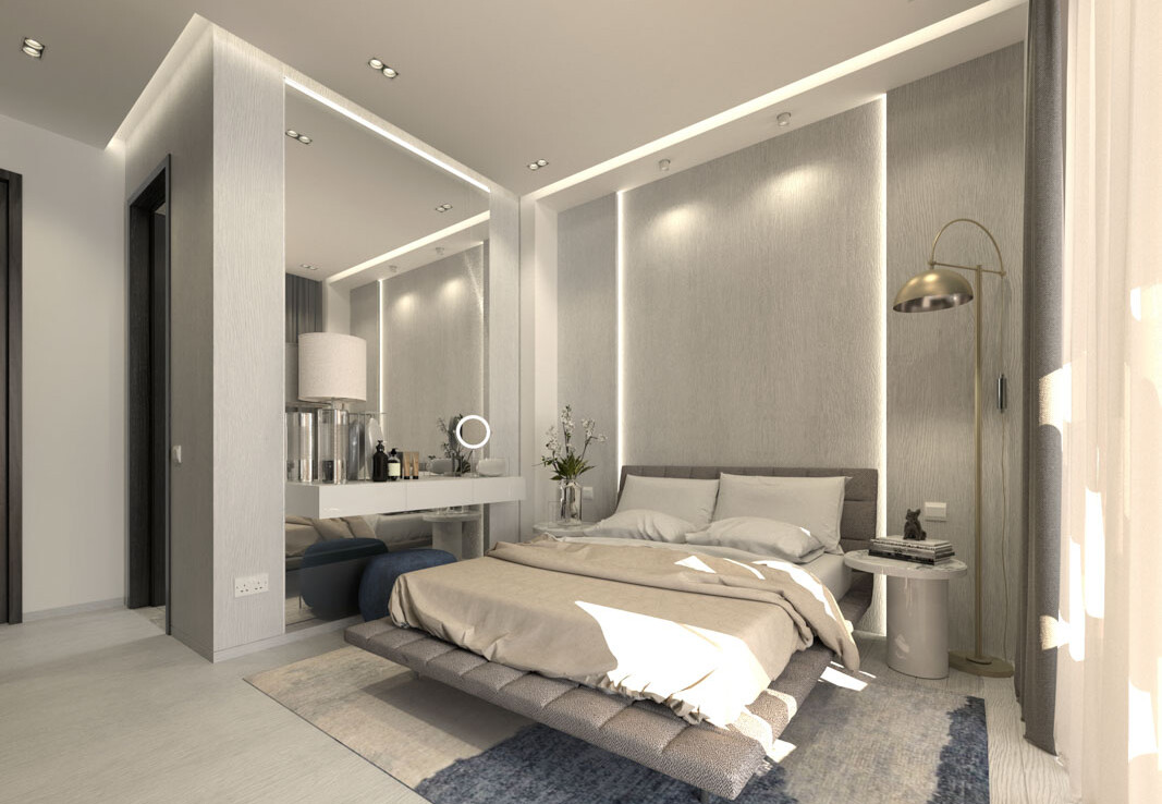 Новый проект апартаментов в Ларнаке - спальня