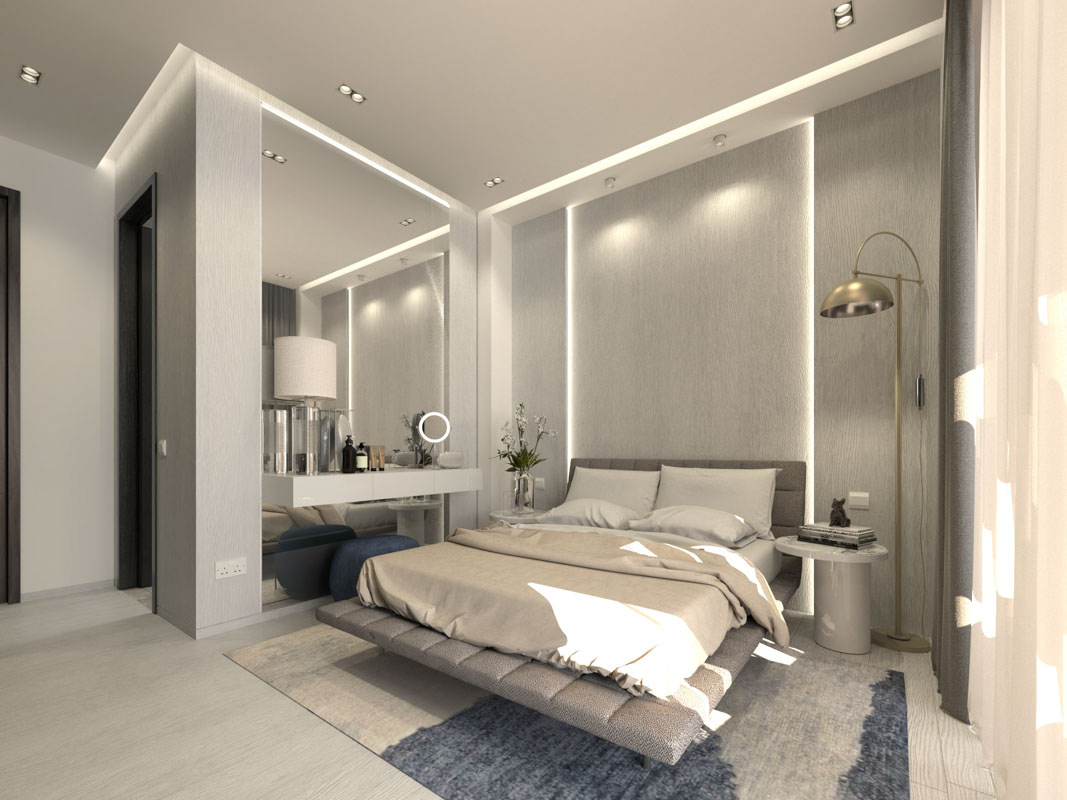 Новый проект апартаментов в Ларнаке - спальня