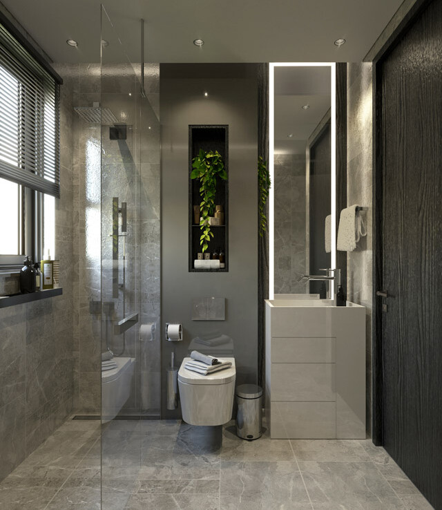Новый проект апартаментов в Ларнаке - ванная