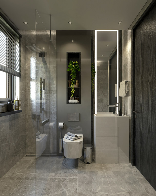 Новый проект апартаментов в Ларнаке - ванная