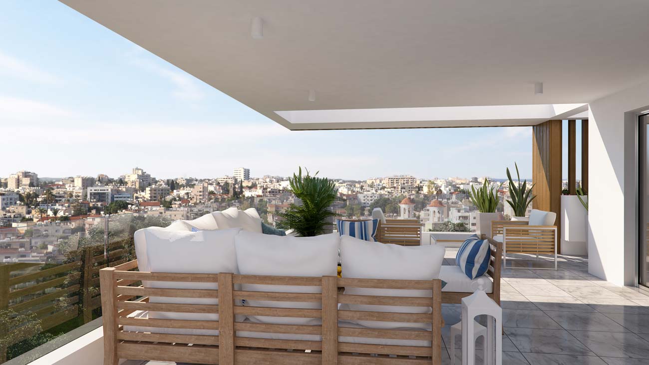 Новые квартиры в Ларнаке - балкон